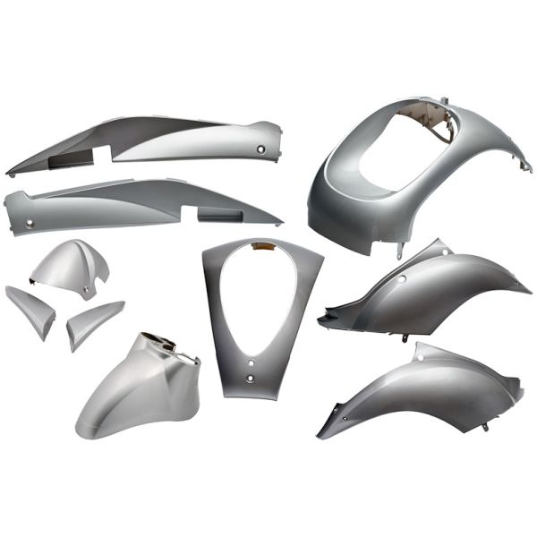 Edge - Plaatset 10-delig voor sym mio - zilver metallic