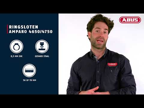 Abus Pro Amparo 4750X ART2 Fietsslot, Zwart
