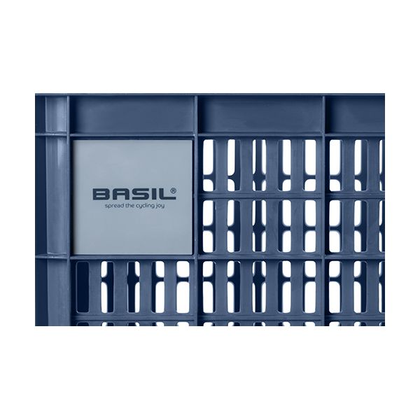 Caisse à vélo Basil L - grande - 40 litres - bleue