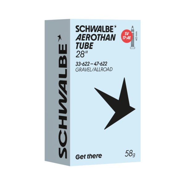 Schwalbe - binnenband aerothan sv17e 28" 37/50-622 fv 40mm