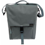 Burgers - New Looxs - Burgers - New Looxs Tas new looxs tulum enkel grijs/groen | 16l