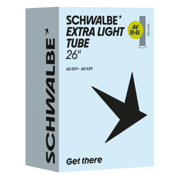SCHWALBE - SCHWALBE binnenband av13-el 26" 40/60-559 av 40mm