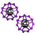 Jrc - derailleurwielset 105 ultegra 12 speed 11 t paars