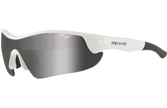 Trivio - Trivio - fietsbril vento nova wit lens zwart / mirror