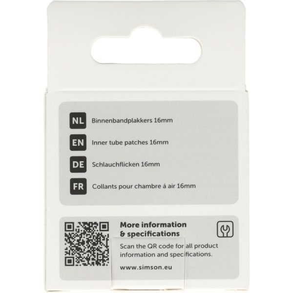 Simson - binnenbandpleisters 16mm 8st