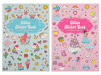 Moxy glitter stickerboek a5 8 vellen 2 assort