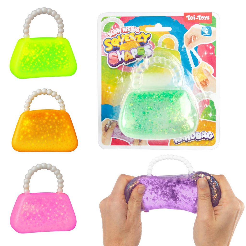 Toi-Toys - Toi-Toys Glitter knijphandtas - 8 cm