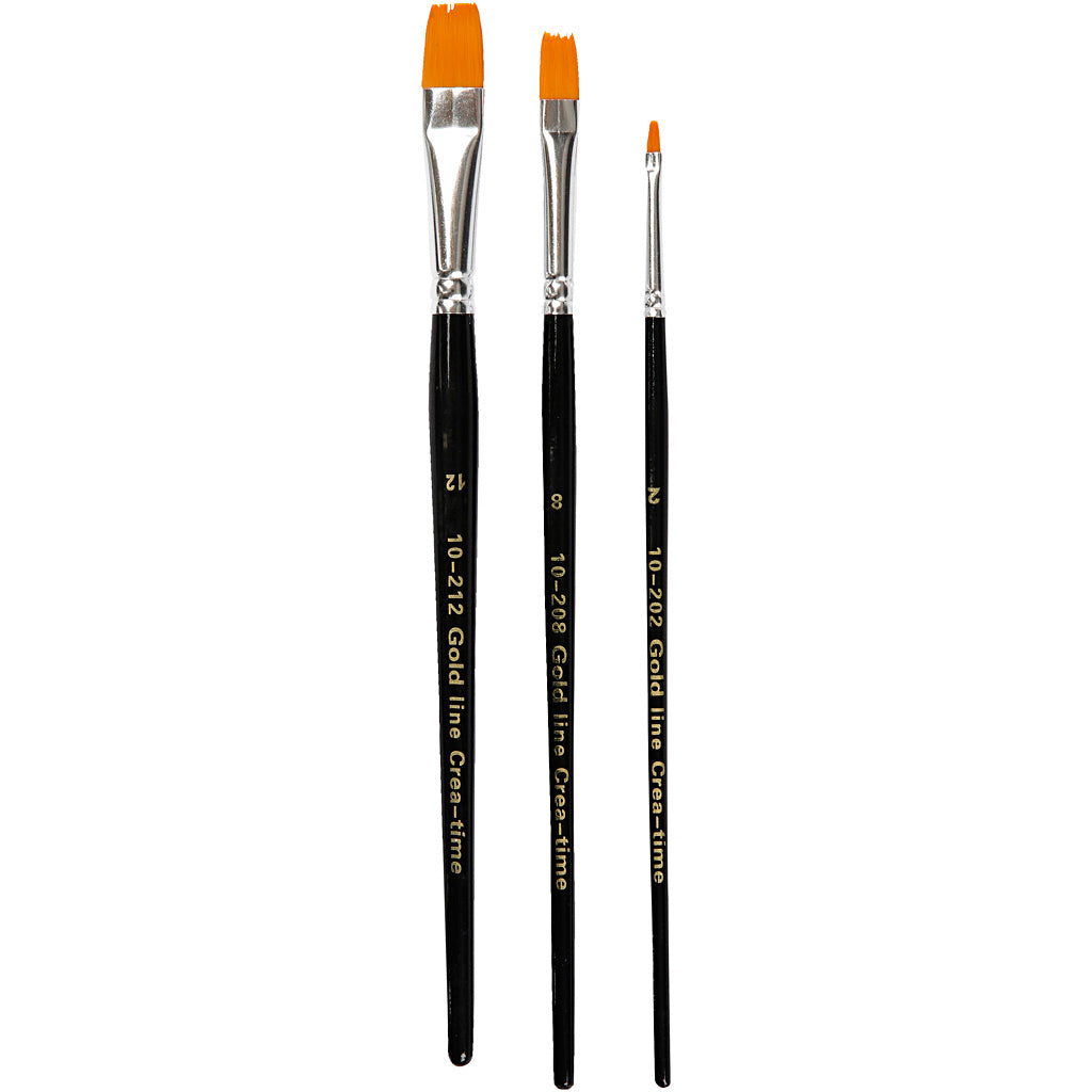 Creativ Company - Creativ Company Https://www.cchobby.nl/gold-line-penselen-afm-2-8-12-l-16-5-19-cm-b-3-12-mm-plat-3-stuk-1-doos