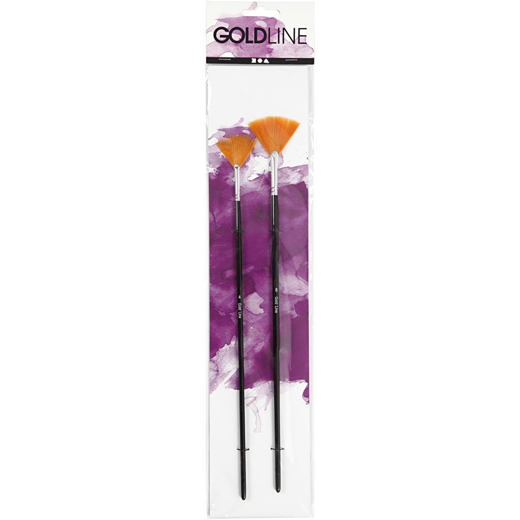 Creativ Company - Creativ Company Https://www.cchobby.nl/gold-line-waaierpenselen-afm-4-8-l-29-30-cm-b-2-3-mm-waaier-2-stuk-1-doos