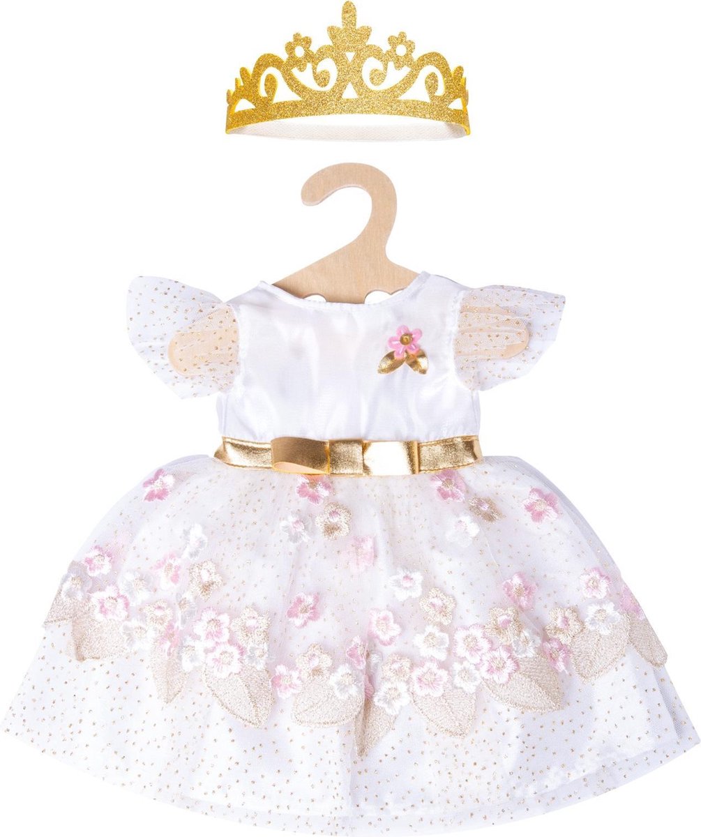 Heless - Heless Poppenjurk prinses met kroon 28-35 cm