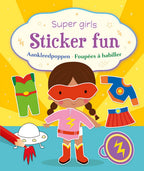 Deltas - Deltas Super girls sticker fun - aankleedpoppen / super girls sticker fun - poupées à habiller