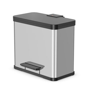 Hailo - Hailo öko trio plus prullenbak - 3 x 9l - rvs