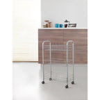 Metaltex - Metaltex Tomado keuken/badkamer opbergtrolley lugano 41x23x63 cm wieltjes