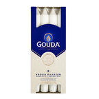 Gouda kroonkaarsen 8 stuks wit | 3 stuks