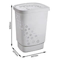 Rotho - Rotho flowers wasmand 55l grijs