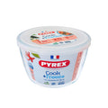 Pyrex - Pyrex cook and freeze ronde glazen vershoudschaal met deksel 1.1l