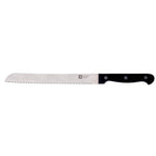 Richardson sheffield broodmes zwart roestvrij staal keukenmes 23 cm.