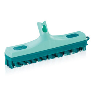 Leifheit suprabezem - rubberen bezemkop - click systeem - 30 cm veegbreedte