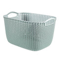 Curver knit opbergmand maat l 19 l blauw