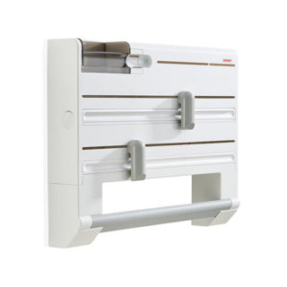 Leifheit keukenrolhouder parat plus wit ps, pe, staal, abs