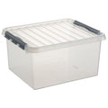 Sunware - Sunware q-line opbergbox 36l transparant | 3 stuks