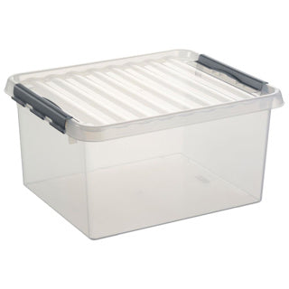 Sunware - Sunware q-line opbergbox 36l transparant | 3 stuks