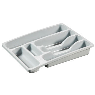 Curver bestekbak 6 vakken m - 29x36x6 cm - lichtgrijs