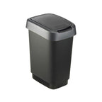 Rotho - Rotho twist afvalbak 10l zwart