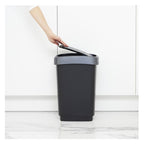 Rotho - Rotho twist afvalbak 10l zwart