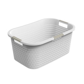 Rotho wasmand country 40 l - wit
