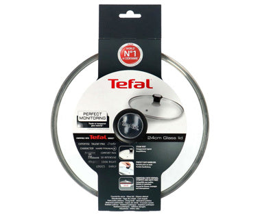 Tefal - Tefal glazen deksel - ø 24 cm - met stoomgaatje - hittebestendig - geschikt voor koekenpannen