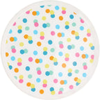 Excellent houseware bordjes met stippen 22,5cm, 4st.