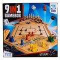 Clown games 9-in-1 spellendoos hout