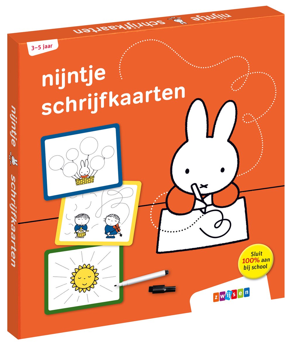 Nijntje - Nijntje edutainment - schrijfkaarten