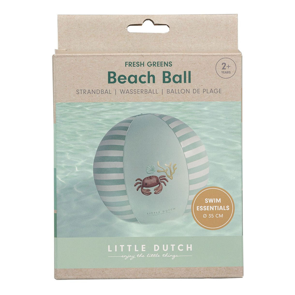 Little Dutch - Little Dutch fresh greens strandbal 35cm