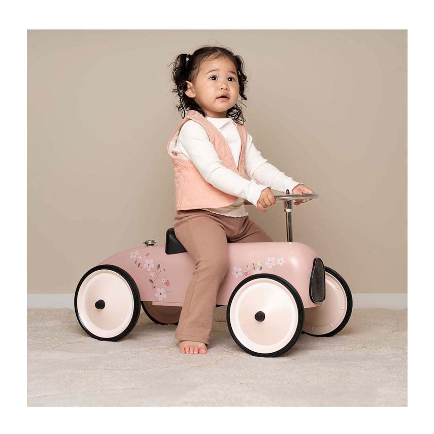 Little Dutch - Little Dutch retro loopauto roze