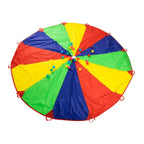 Outdoor play parachutedoek met ballen
