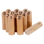 Outdoor play wood throw game