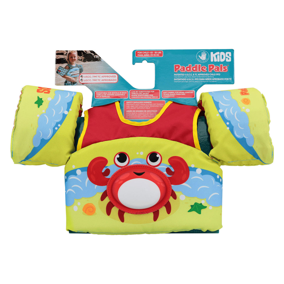 - Paddle Pal Zwemvest Krab 3-6 Jaar