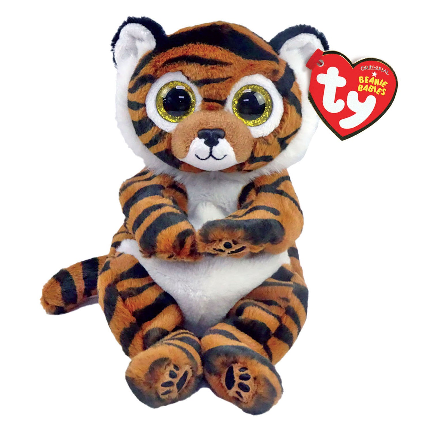 Ty beanie babies bellies clawdia tiger, 15cm