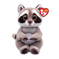 Ty beanie babies bellies petey raccoon, 15cm