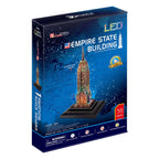 Cubic Fun - Cubic Fun 3d puzzel empire state building met led verlichting