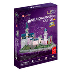 Cubic Fun - Cubic Fun 3d puzzel neuschwanstein kasteel met led verlichting