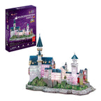 Cubic Fun - Cubic Fun 3d puzzel neuschwanstein kasteel met led verlichting