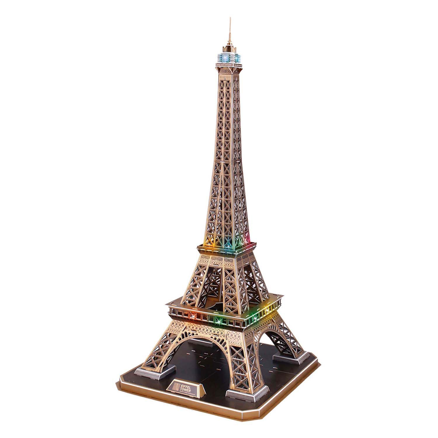 Cubic Fun - Cubic Fun 3d puzzel eiffeltoren met led verlichting