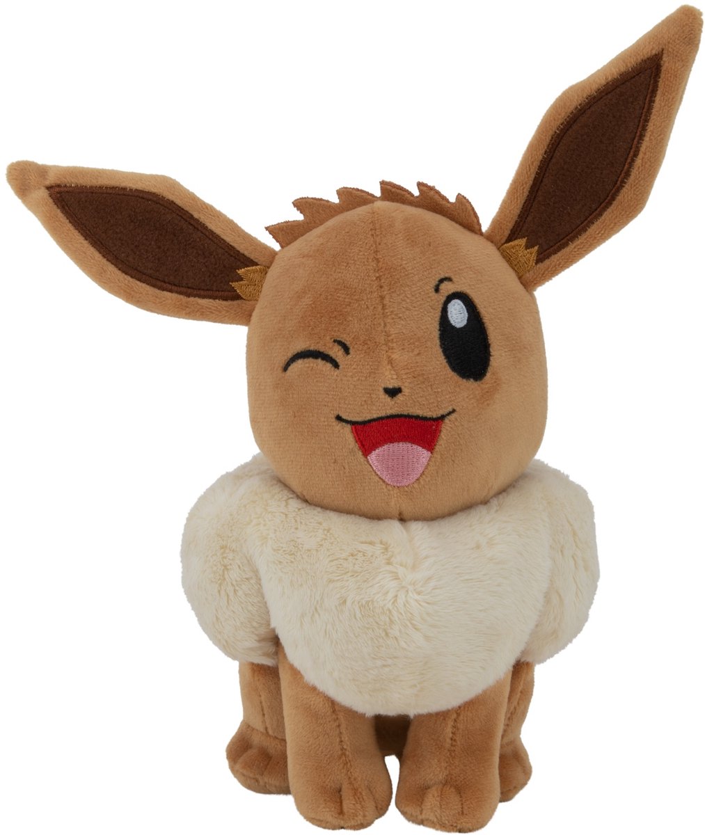 Jazwares pokémon knuffel pluche eevee, 20cm