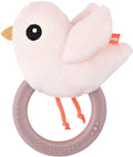 Done By Deer - Done By Deer rammelaar met koord birdee roze