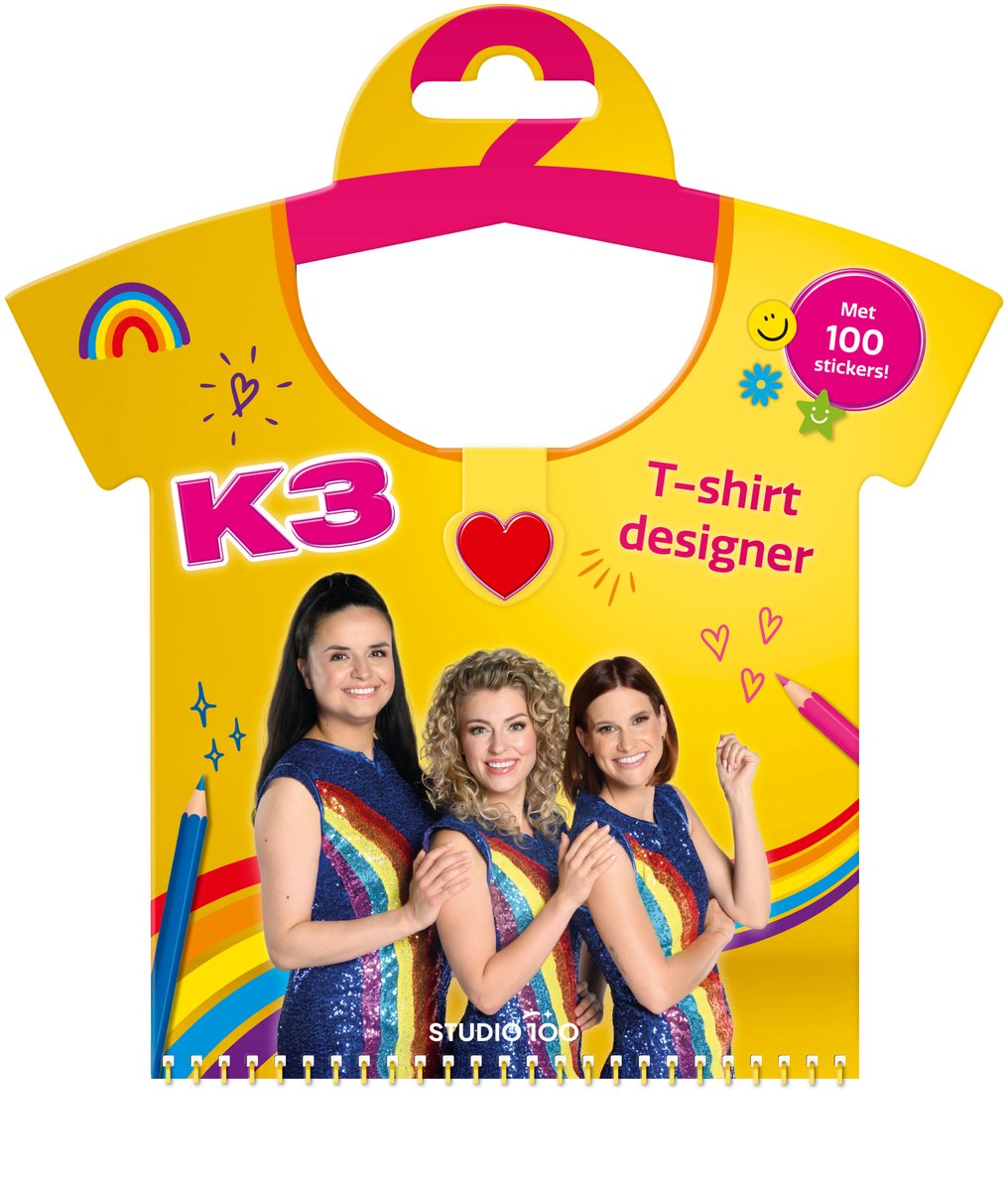 Studio 100 - Studio 100 K3 doeboek - t-shirt designer