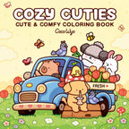 Deltas - Deltas Cozy cuties cute & comfy kleurboek coco wyo