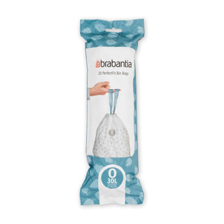 Brabantia perfectfit 30 liter vuilniszakken code o - 20 zakken